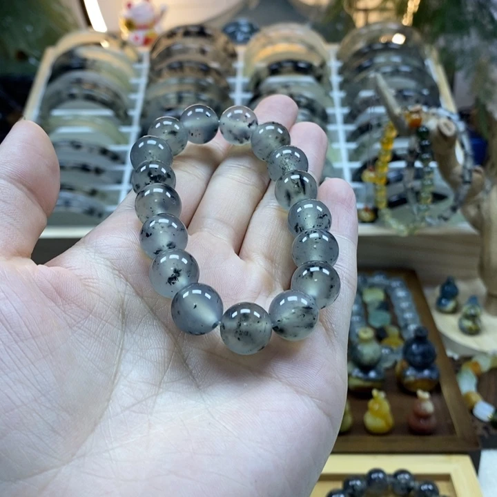 蛇纹石玉未镶嵌手链