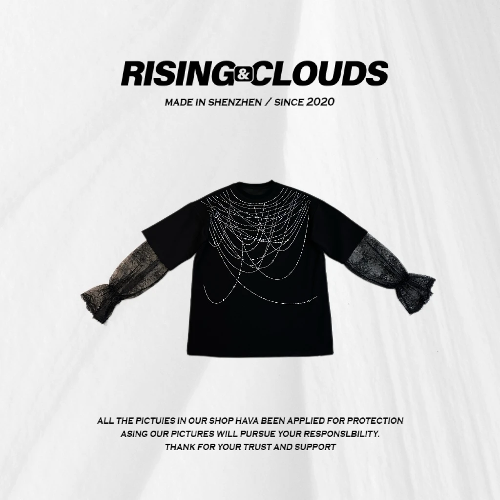 【小法】2025深圳早春显瘦假两件拼接卫衣020425GT