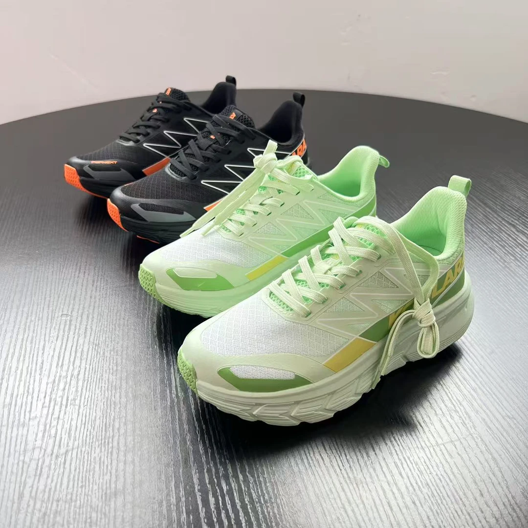 美式大牛货 轻量化 网纱透气男女跑步休闲运动鞋慢跑鞋