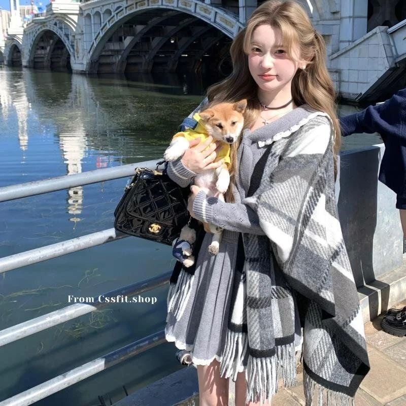 璐璐纯欲微胖千金女装性感可爱仙女辣妹公主显瘦花边斜肩