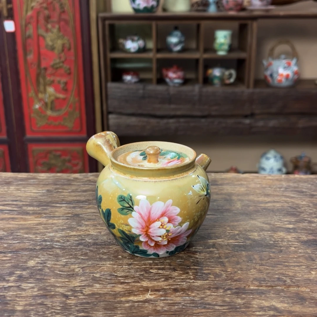 柴烧手工手绘陶瓷