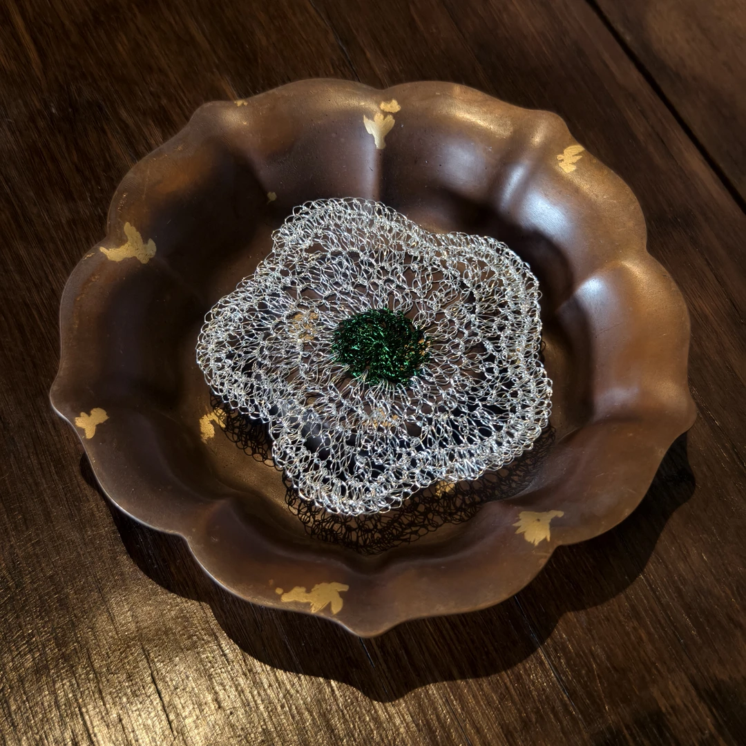【阿毛】  莲花点金壶承(点金-光面)（春喜铜0305）