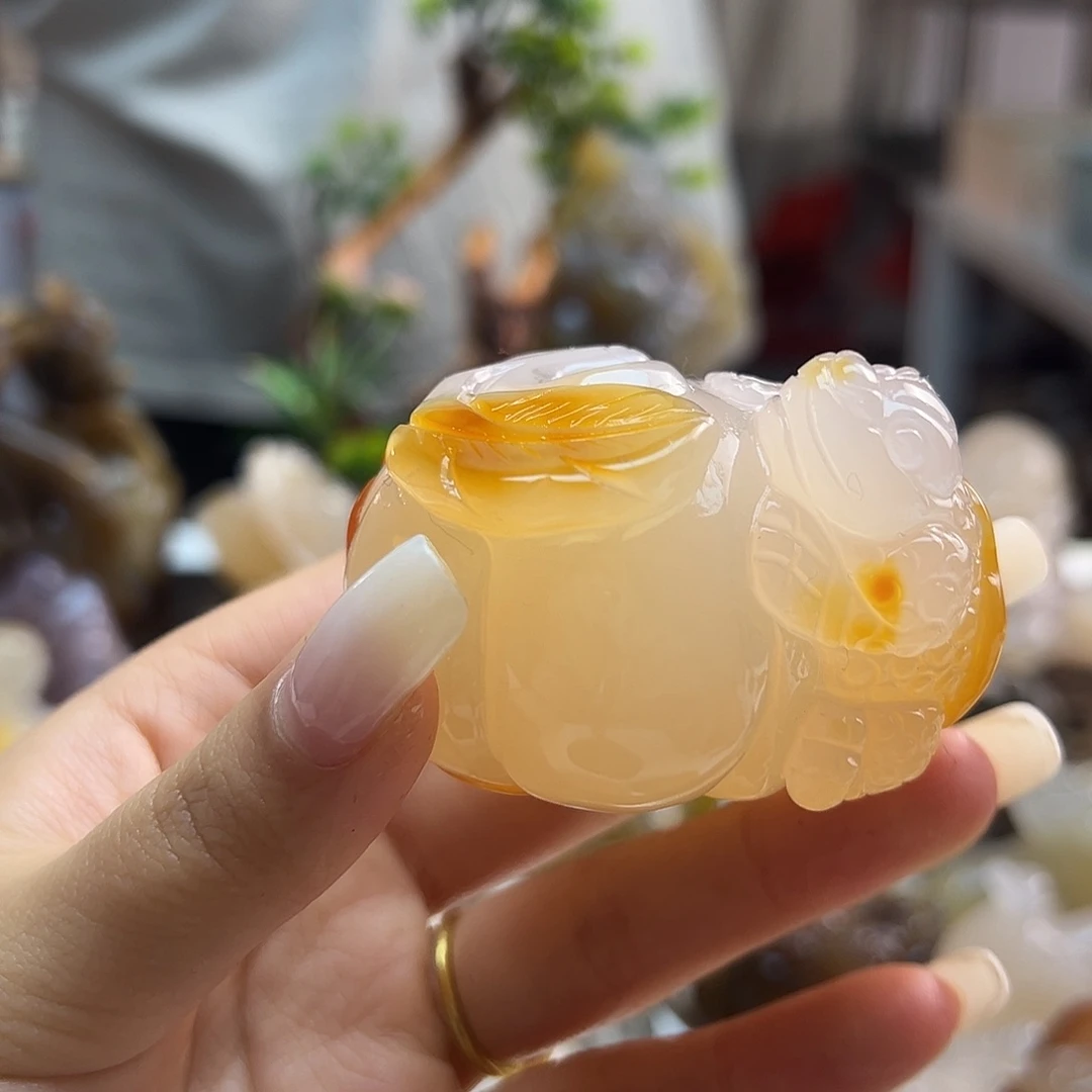 玛瑙/玉髓未镶嵌吊坠(不含链)