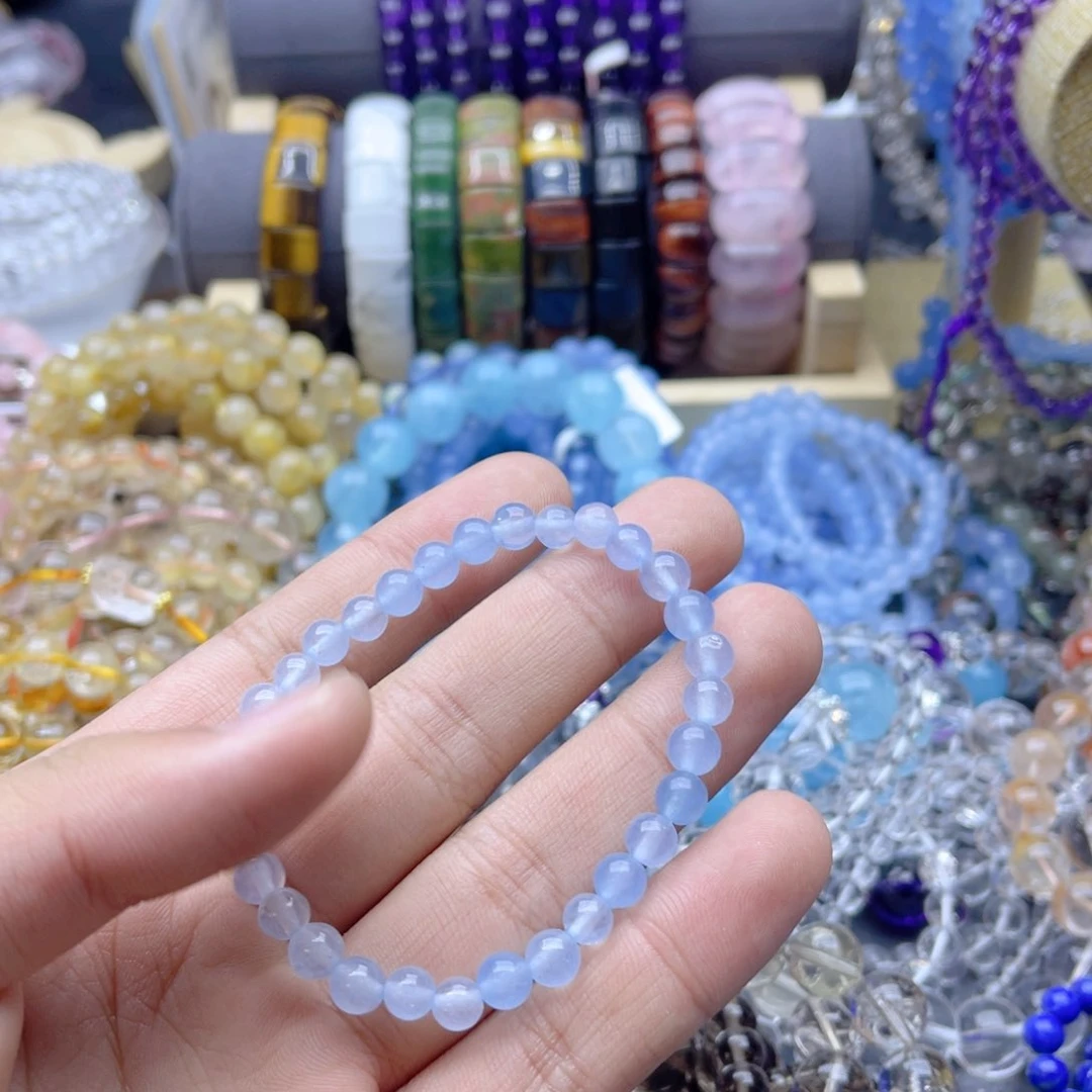 水晶手链未镶嵌6mmmmmmm