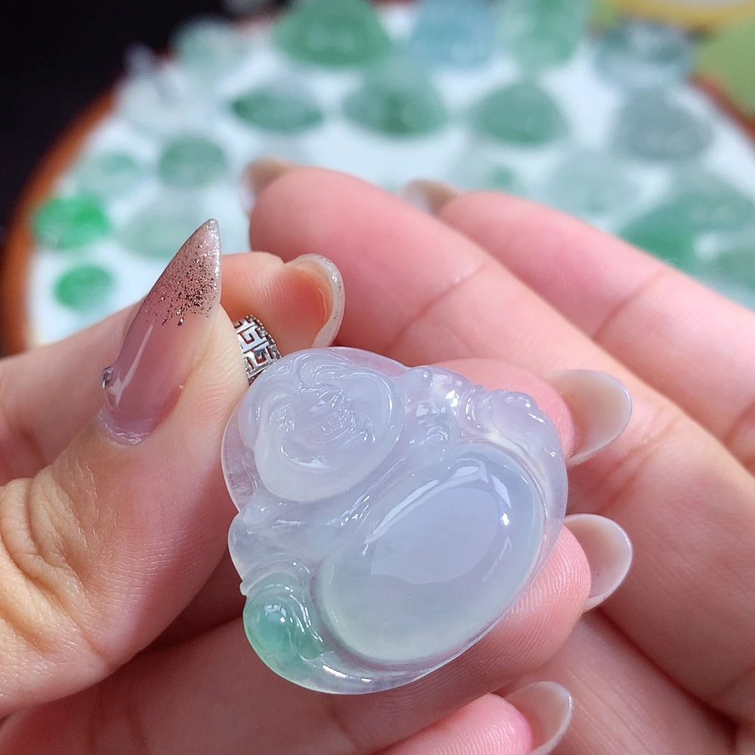 颈饰未镶嵌翡翠佛公