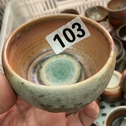 柴烧宝瓶杯子大放漏