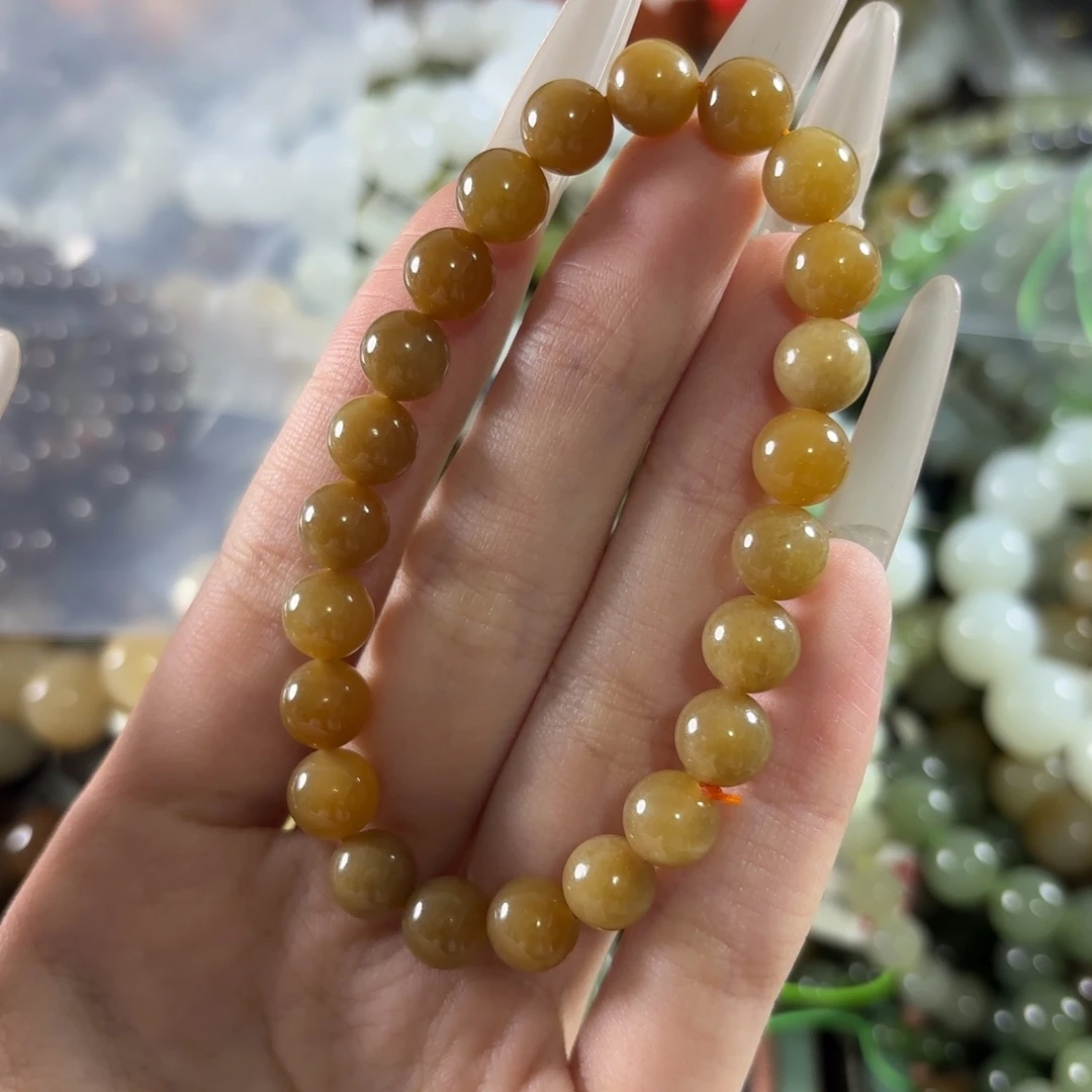 和田玉未镶嵌手链399