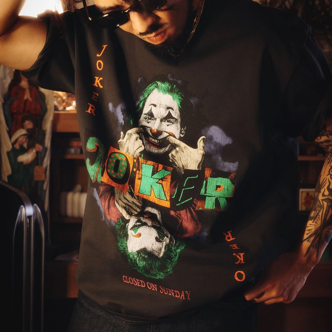 关闭周日 JOKER 小丑 T恤 新款   百搭 好物  爆款  时尚