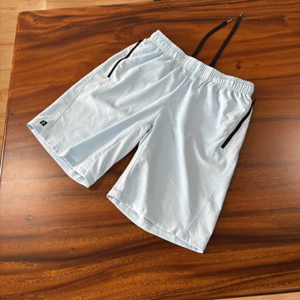 男子户外活动大短裤淡蓝色款