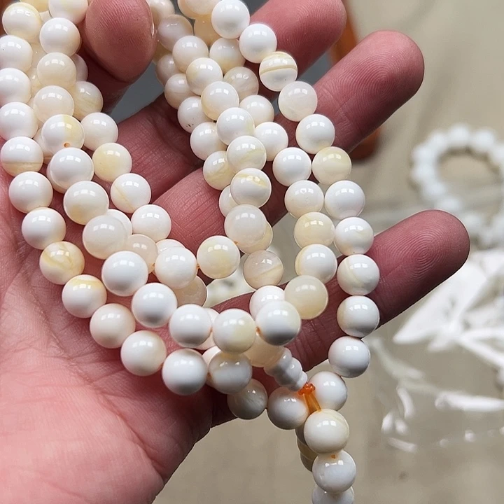 白玉菩提吊坠白色337