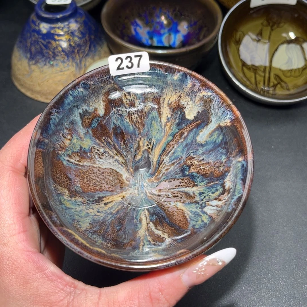 茶盏237建盏单盏太好看了吧……