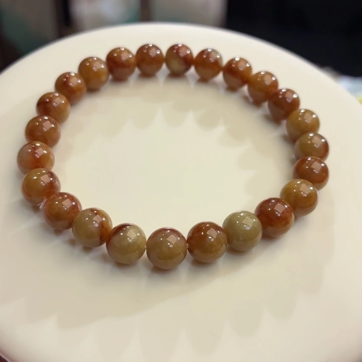 翡翠未镶嵌手链卡8福利款