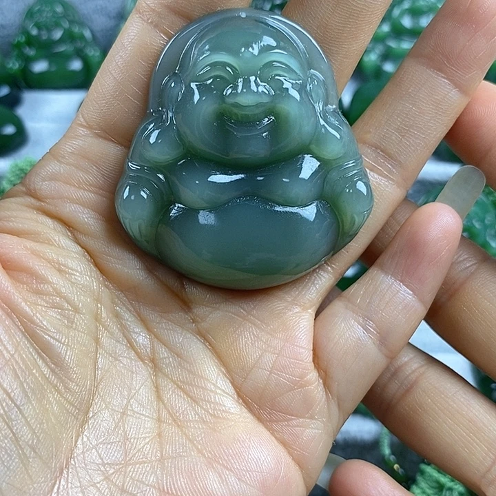 吊坠(不含链)未镶嵌和田玉（碧玉）48