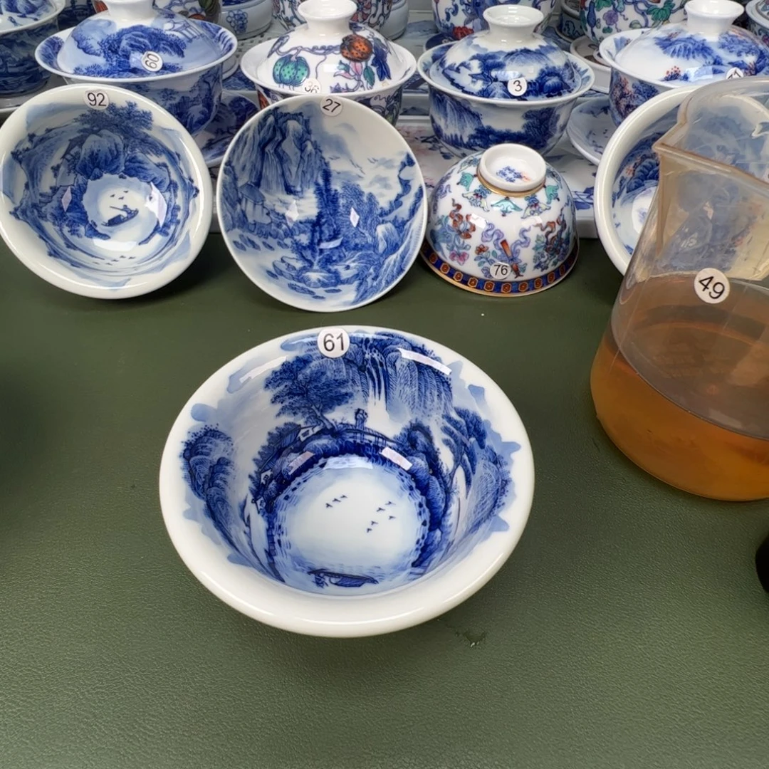 景德镇纯手工纯手绘茶具木木61