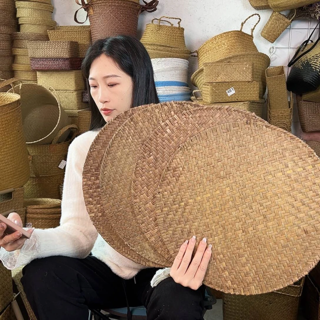 草编草编包/草编收纳盒微瑕疵