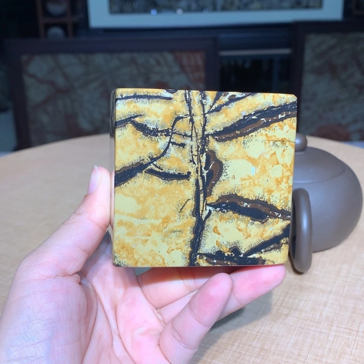 ，广西国画石摆件，收藏观赏