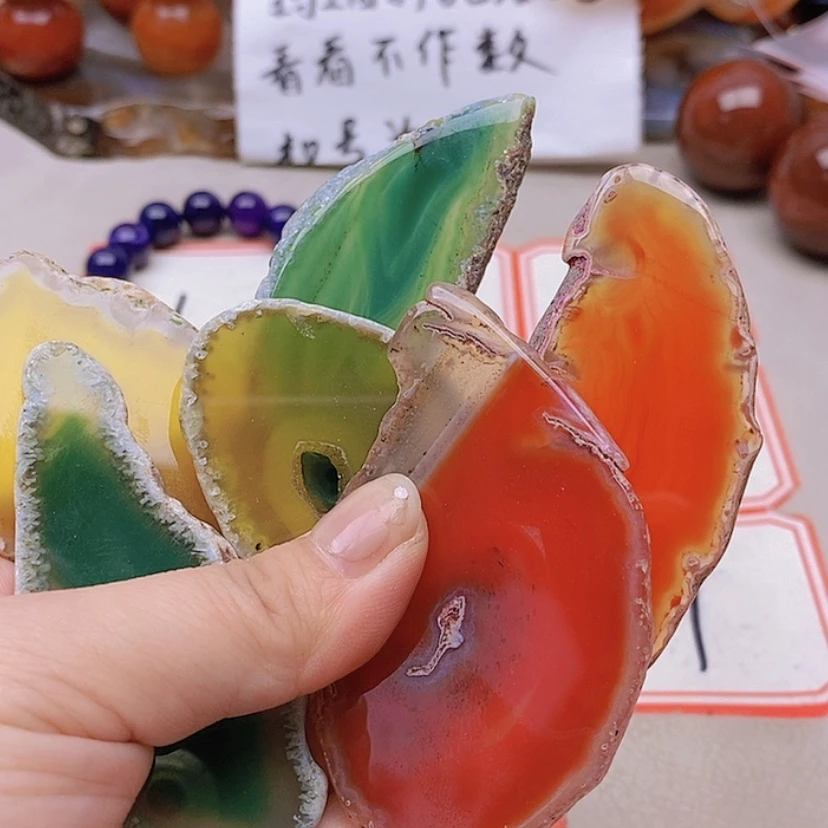 【闪购商品】未镶嵌玛瑙/玉髓珠宝半成品晴****)
