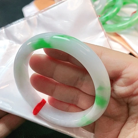 未镶嵌手镯翡翠橘***?2445