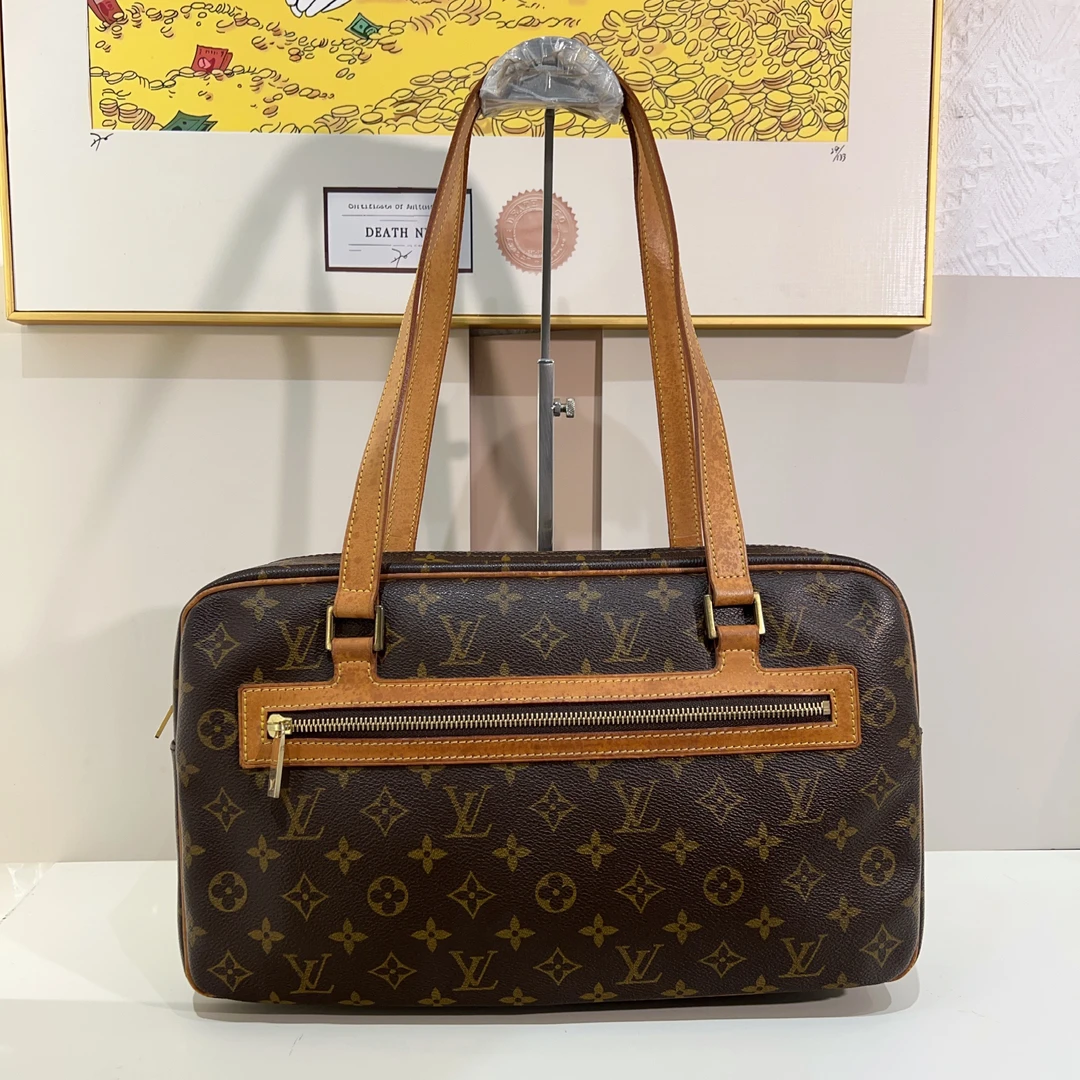 95新 LouisVuitton/路易威登 lv开口笑大号单肩包（全原）a7800