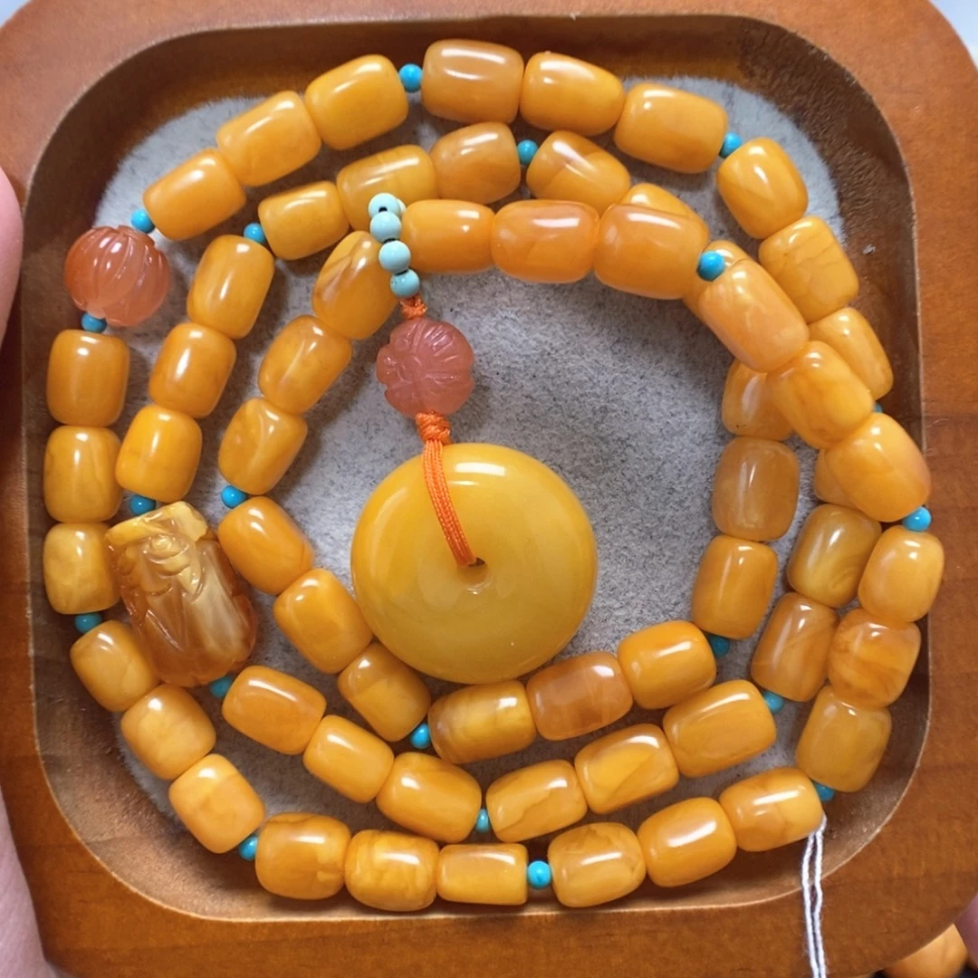 蜜蜡未镶嵌手串蜜蜡