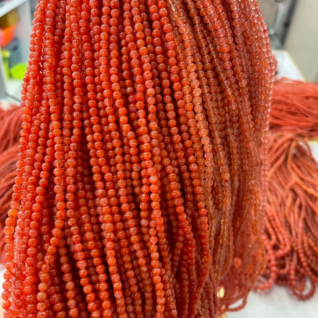 天然川料南红玛瑙多圈女款手工时尚长串长链