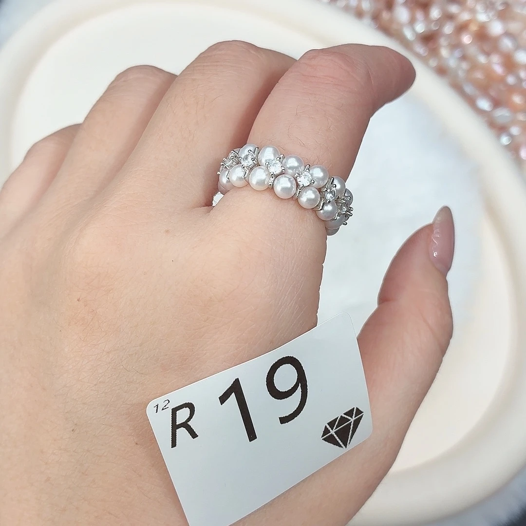 珠宝奇石合金淡水珍珠