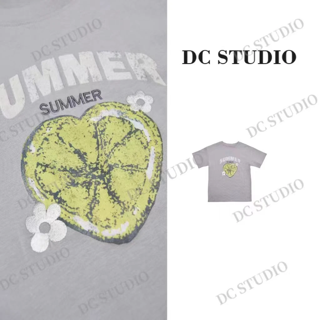 Syan【沁人心脾】2025早春新款清新简约小众ins显瘦圆领T恤