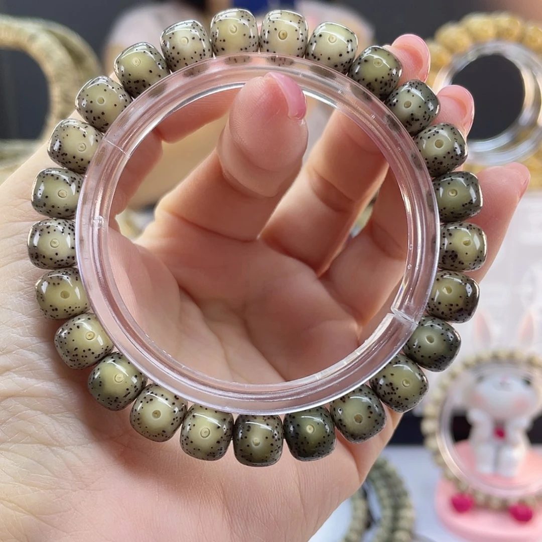 星月菩提吊坠咖冰 大眼