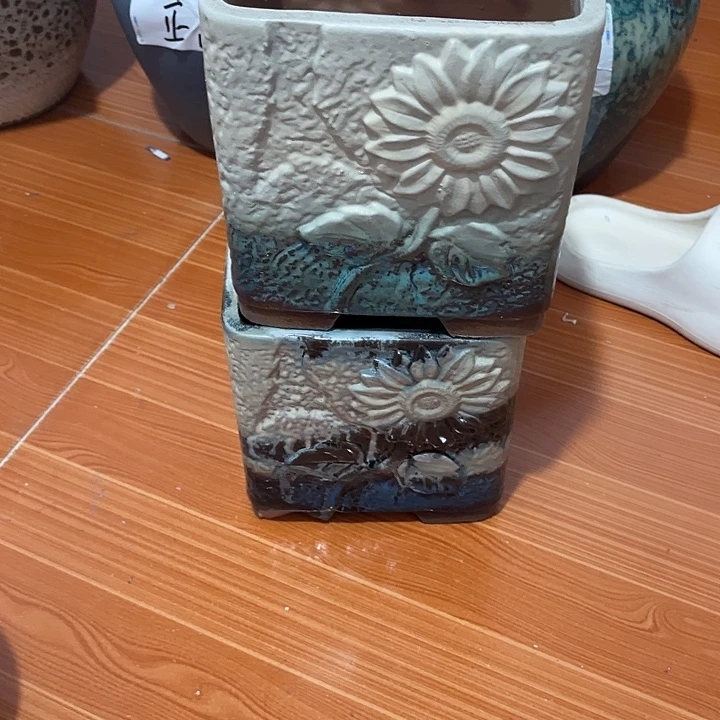泥塑自产自销花盆