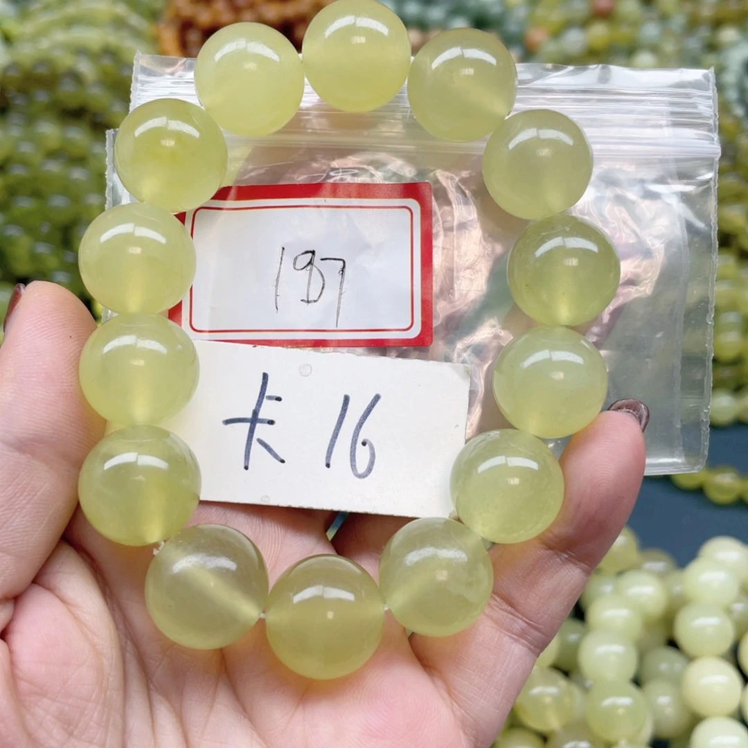 未镶嵌蛇纹石玉手串