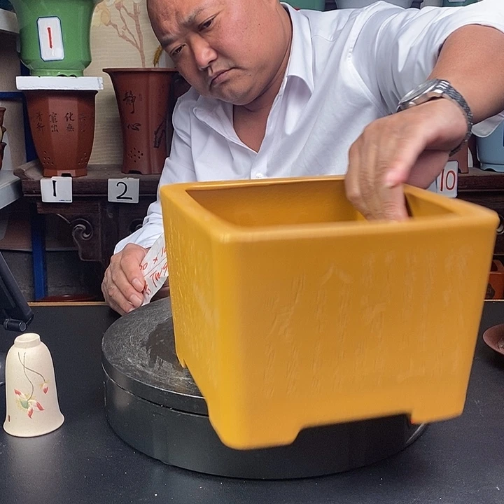 紫砂花盆货号一只TW933