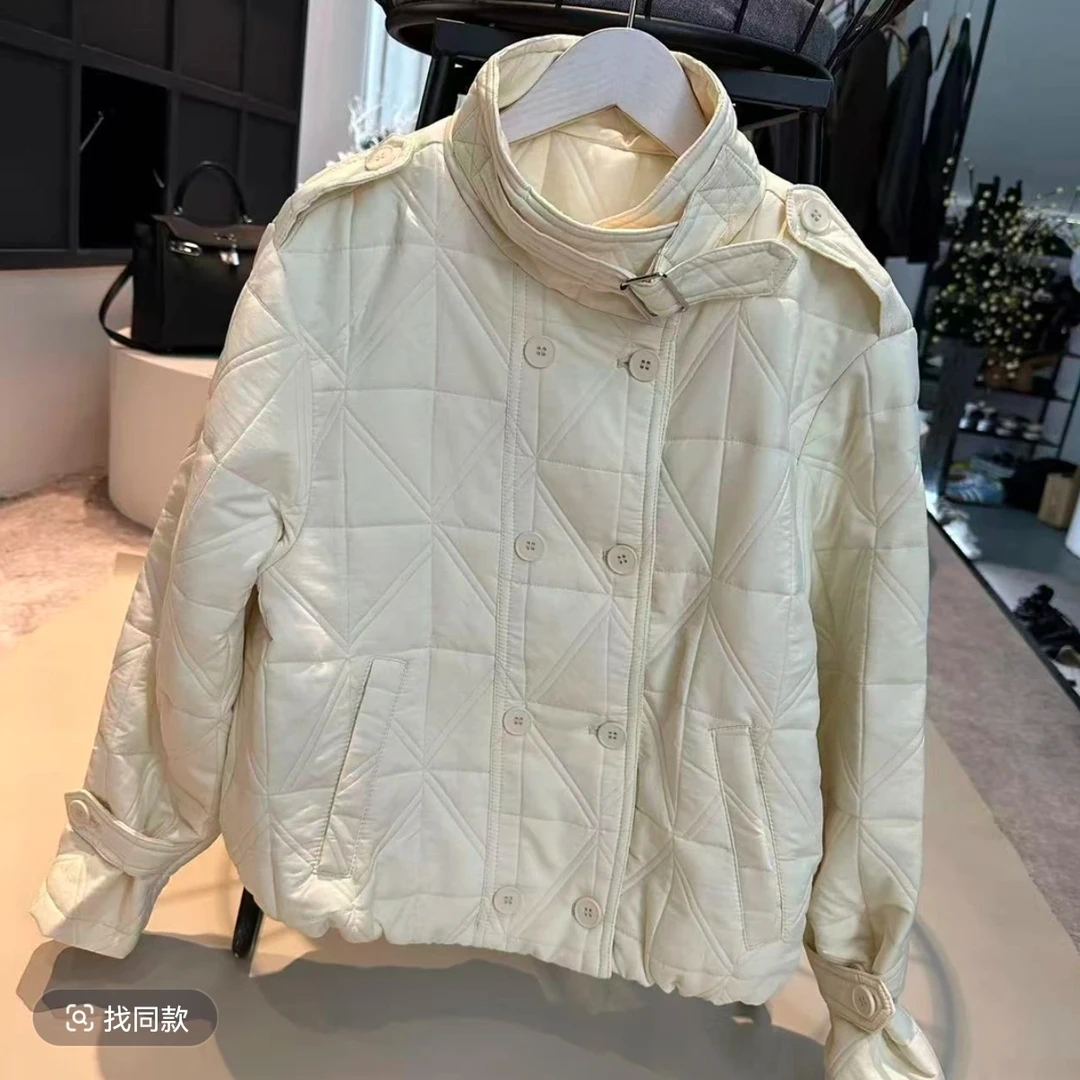 《姚家优麦汇》Y7120冬款风衣棉服设计感百搭时尚外套休闲女款