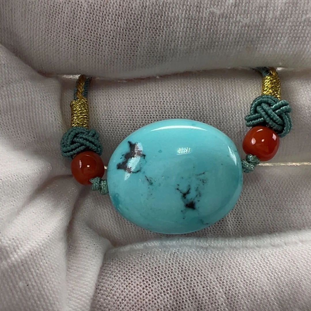 未镶嵌绿松石随形18.4mm