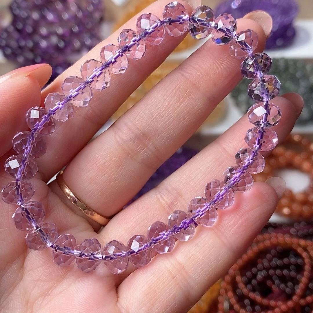 未镶嵌手串紫晶17.2