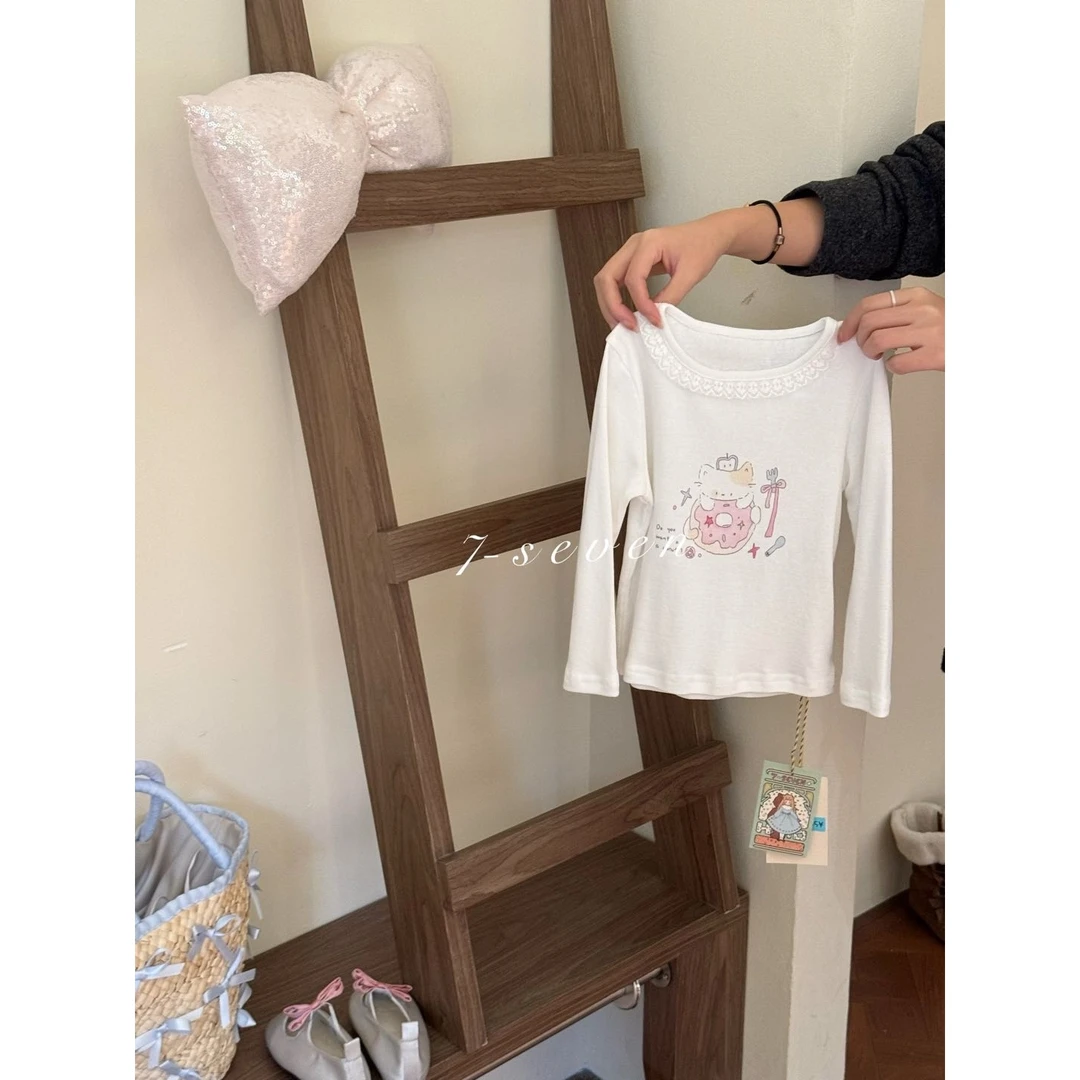 7Seven·25春~蝴蝶结小猫打底衫7459（汉服打底衫）