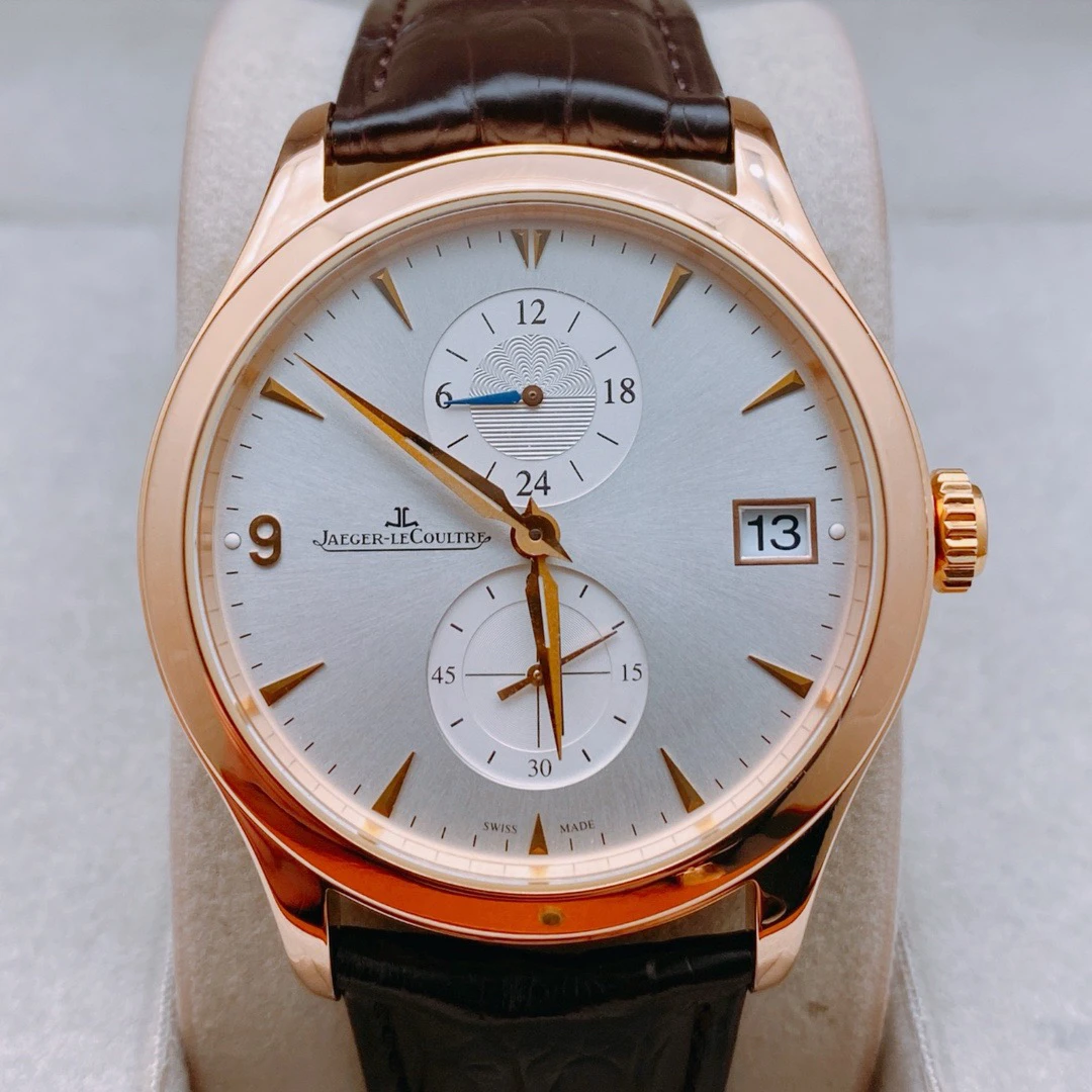 99新 Jaeger-LeCoultre/积家 40MM 折叠扣 玫瑰金