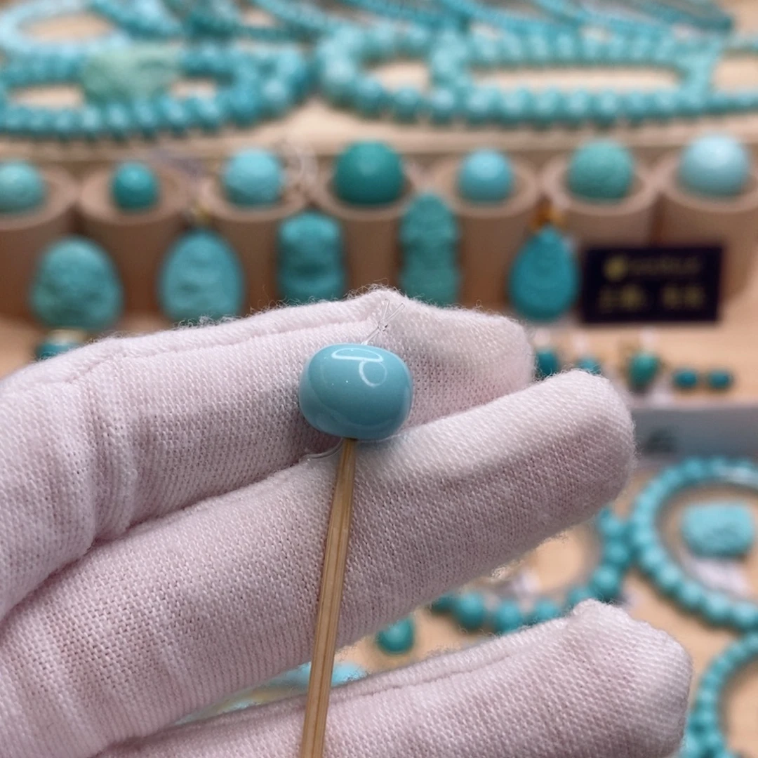 未镶嵌绿松石珠宝奇石