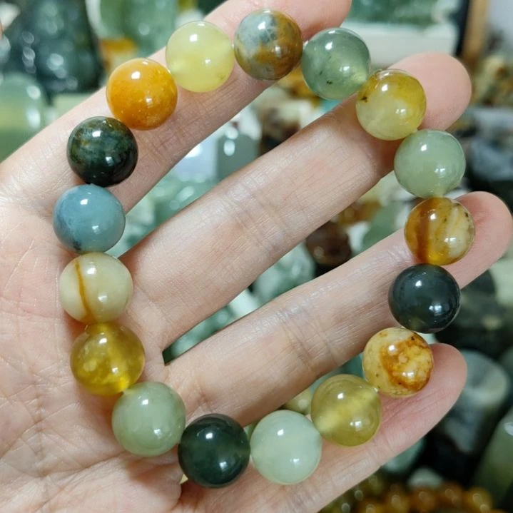 岫玉未镶嵌手串款式手串