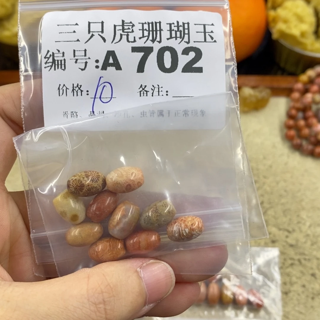 硅化珊瑚（珊瑚玉）1未镶嵌单**娜