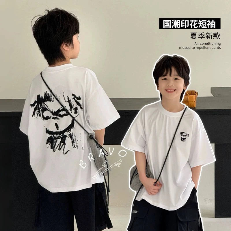 布瑞欧 新款男女短袖宽松T恤半袖上衣56135