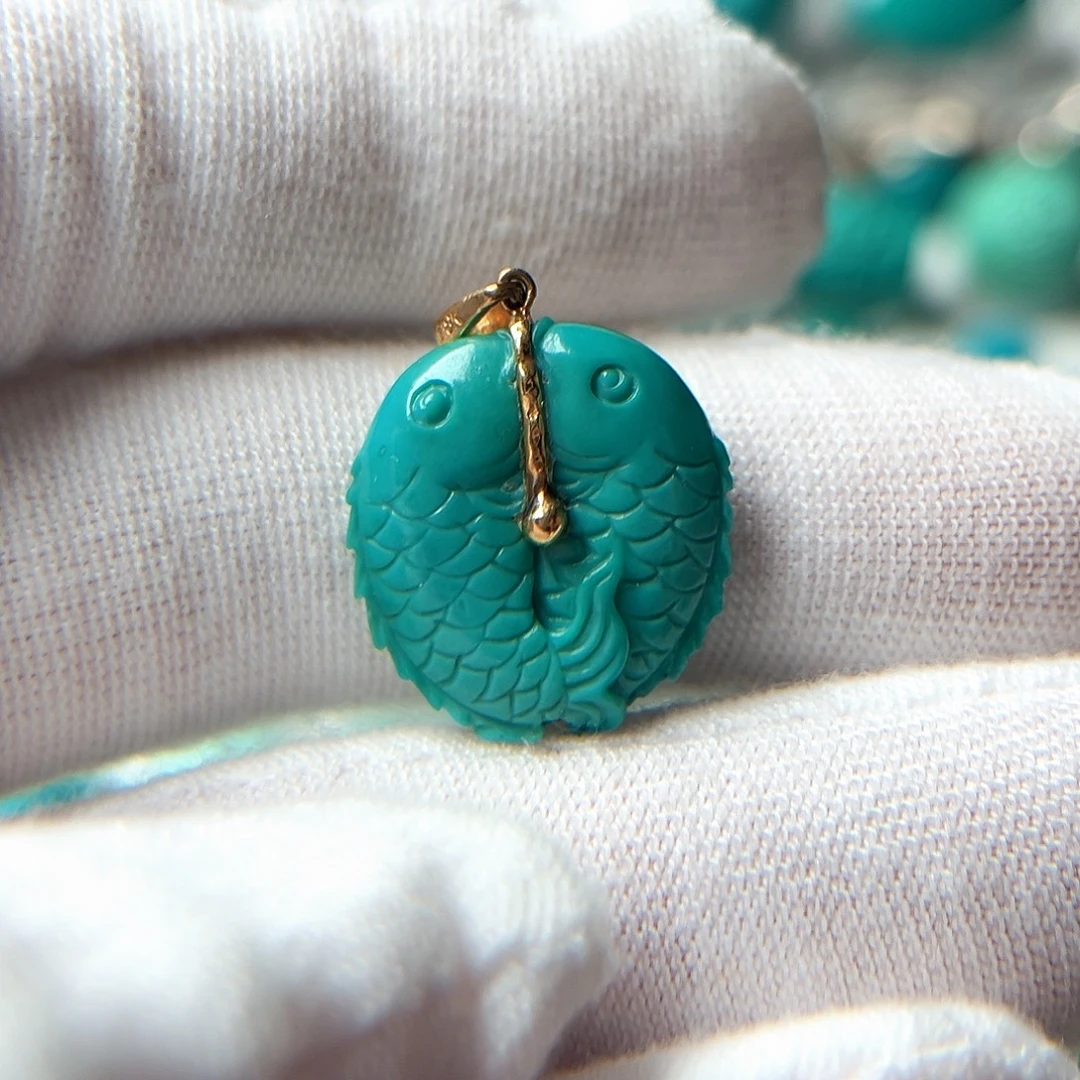 绿松石未镶嵌配饰