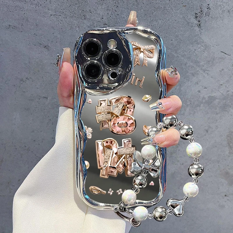 奢华招财手链适用苹果16promax手机壳iphone17pro新款防摔15plus
