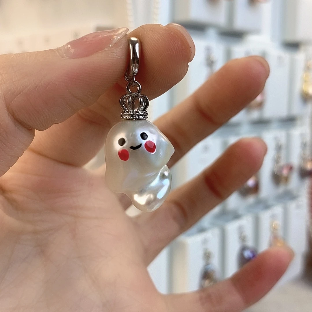 淡水珍珠颈饰合金诗***丶