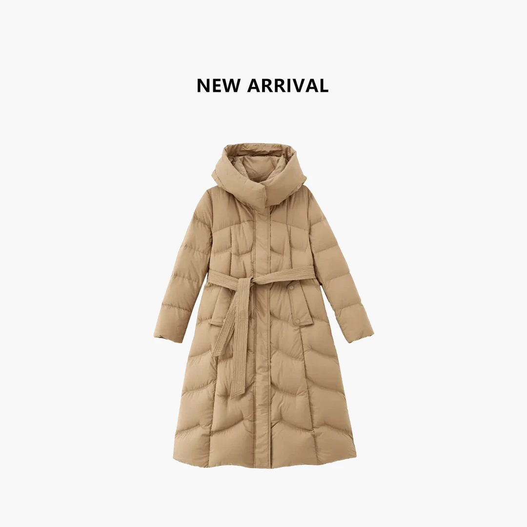 【伦敦哥专属】2024新款加厚女士长款韩版宽松冬季羽绒服E056