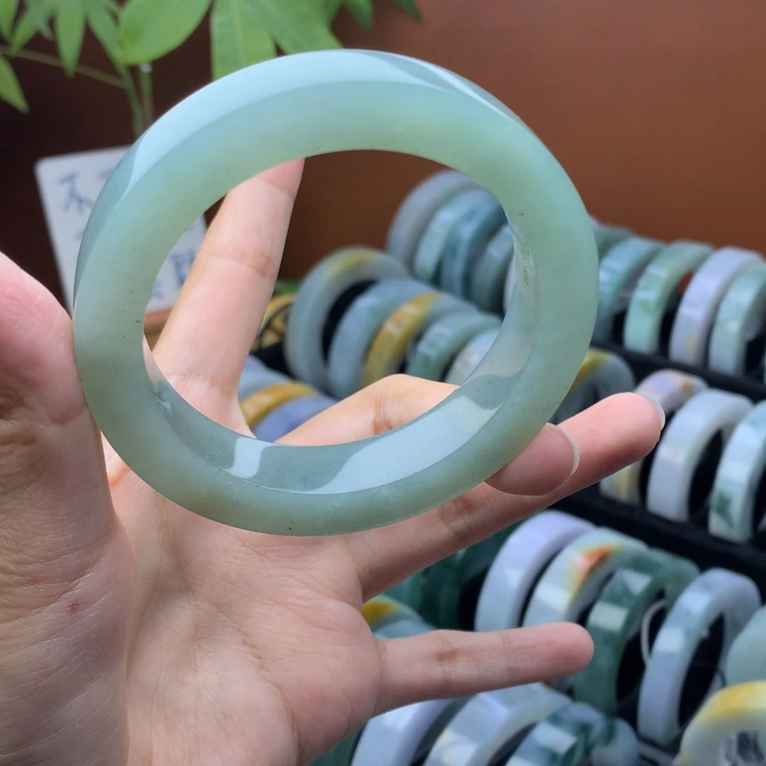 未镶嵌定制手镯定制翡翠定制57-60