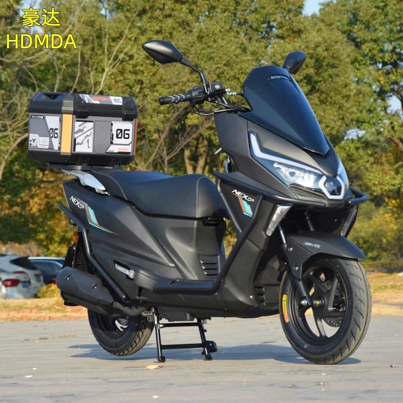 豪达NEX150CC大踏板摩托车国四电喷可上牌碟刹ABS+TCS+NFC沙滩车