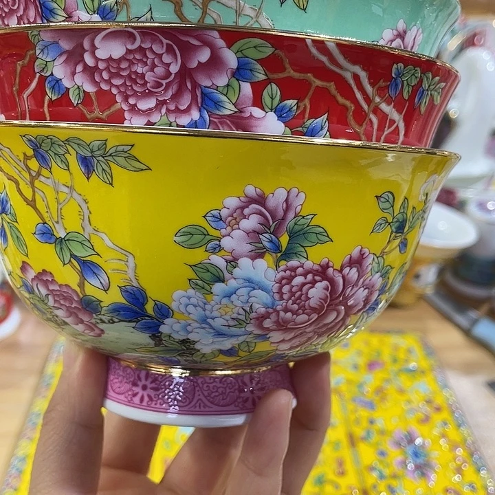 珐琅景德镇陶瓷瓷碗