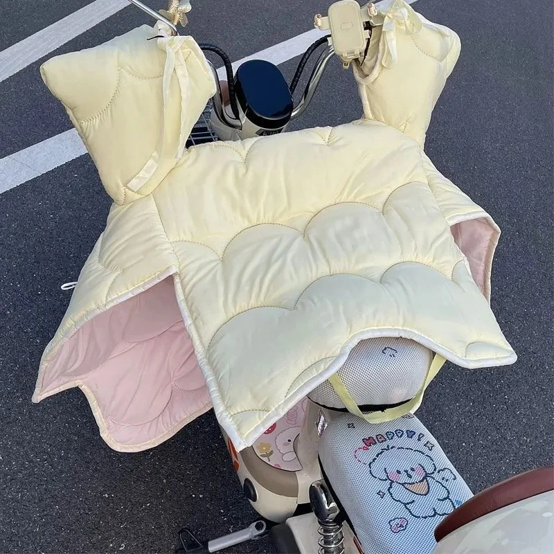 冬季加大加厚口袋电动车冬款挡风被防寒保暖防风御寒通用车型