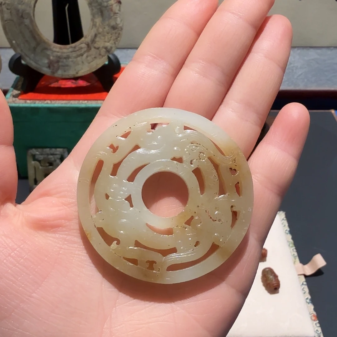 大***@和田玉未镶嵌挂件