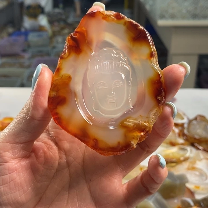 玛瑙/玉髓吊坠(不含链)未镶嵌